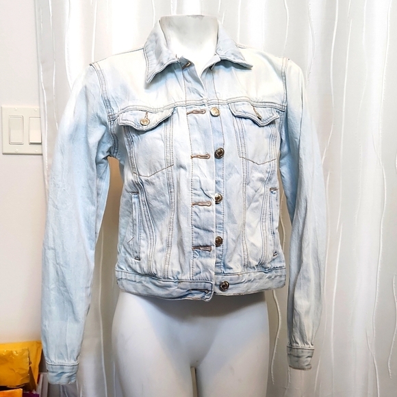 Forever 21 Light Blue Denim Jacket - Picture 1 of 4